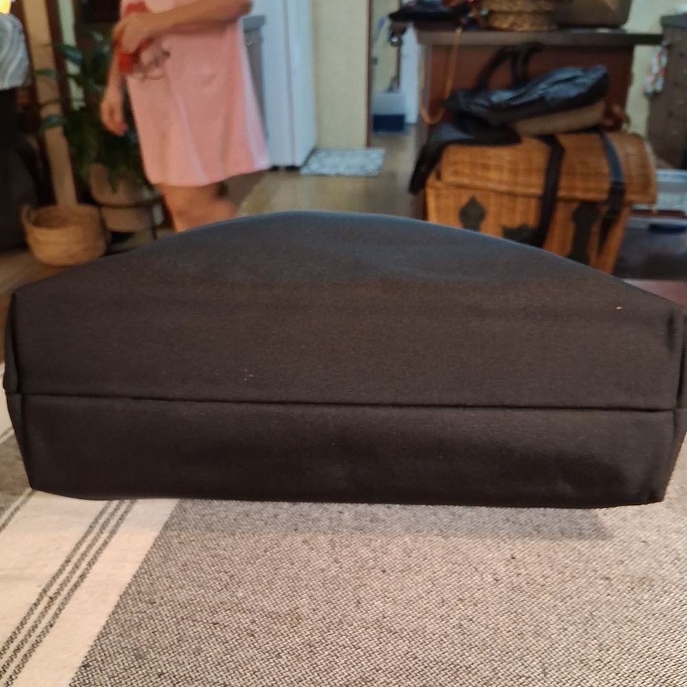 Black Tote Bag with Silver Accents - Picture 7 of 16